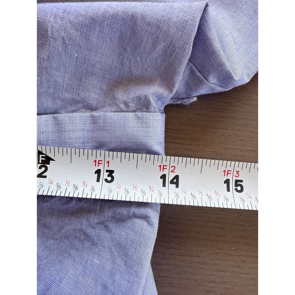 J Crew Tie-Waist Shirt Dress in Blue Cotton Size 6 - Picture 7 of 10